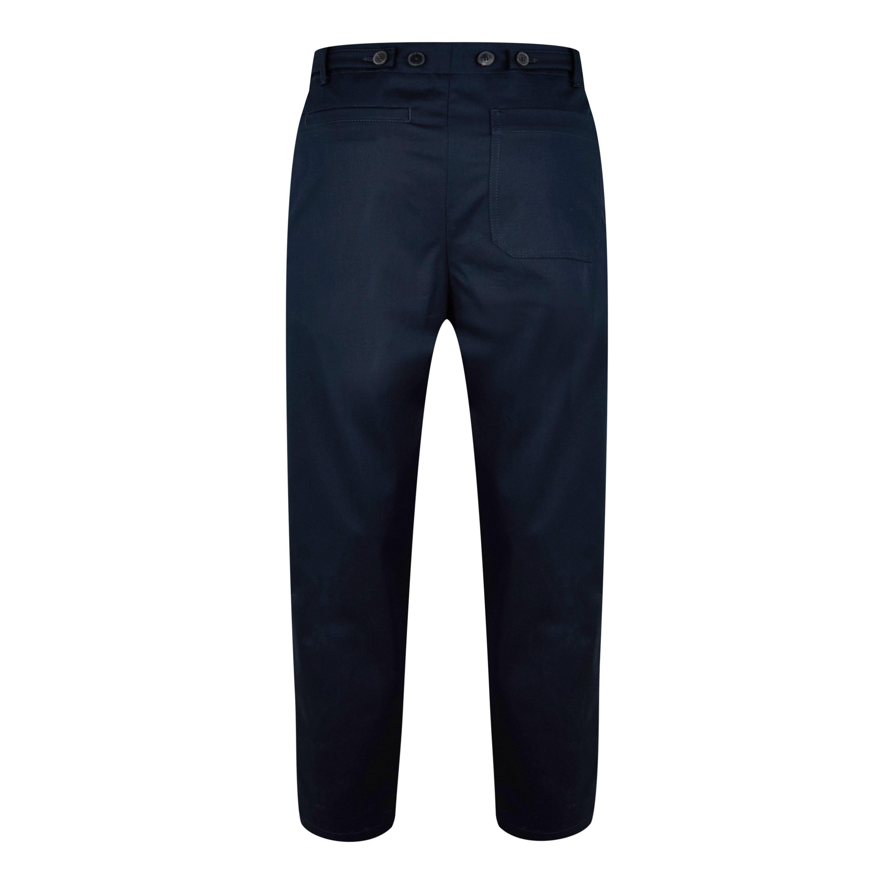Pleat Detail Tapered Trousers