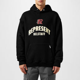 Men's Flame Phoenix Graphic Print Hoodie