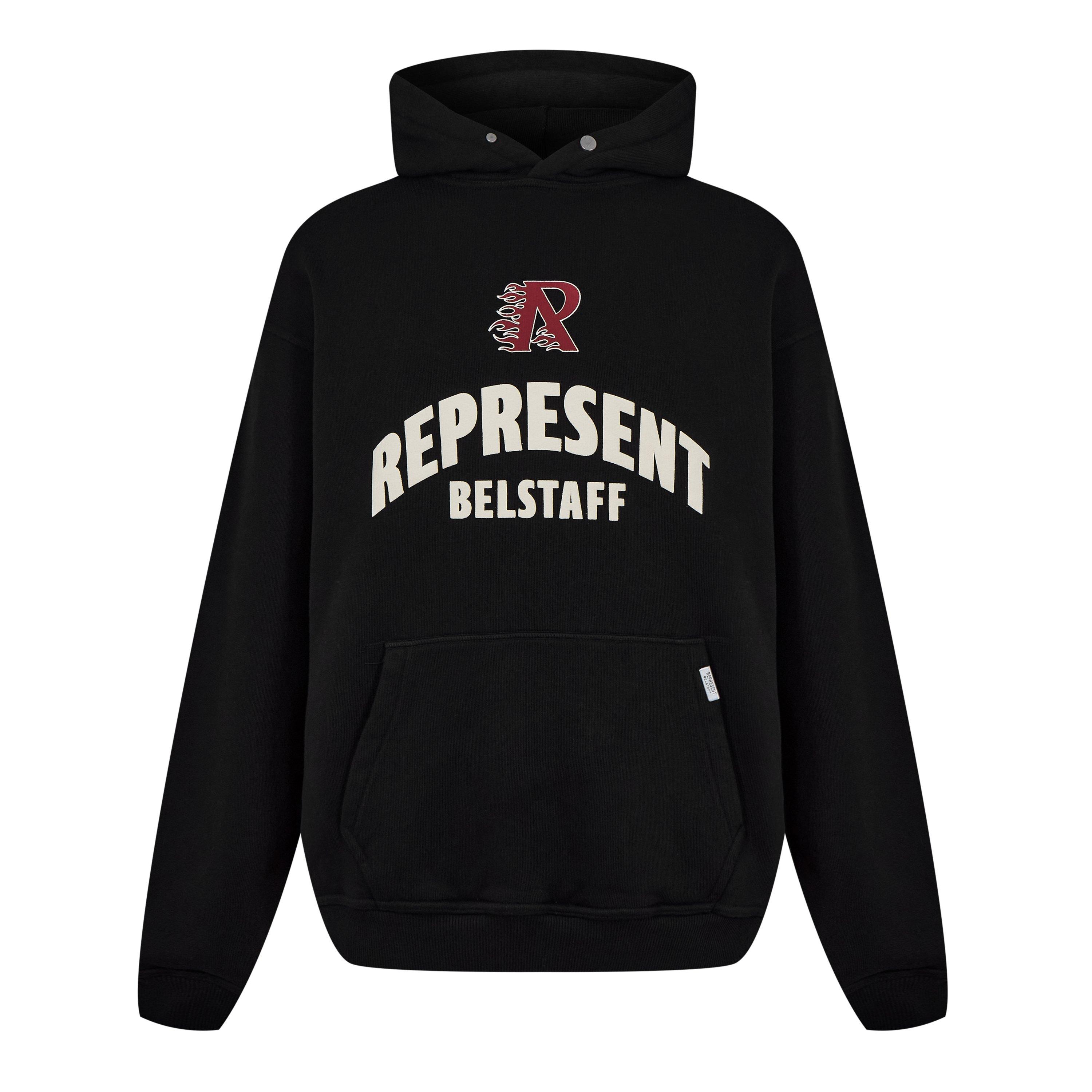 Men's Flame Phoenix Graphic Print Hoodie