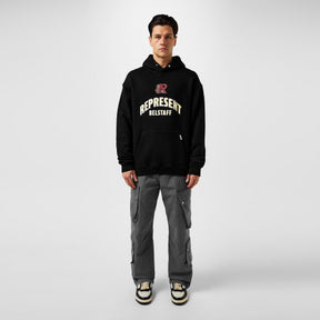 Men's Flame Phoenix Graphic Print Hoodie