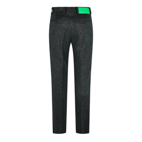 Men's Slim Logo Patch Trousers