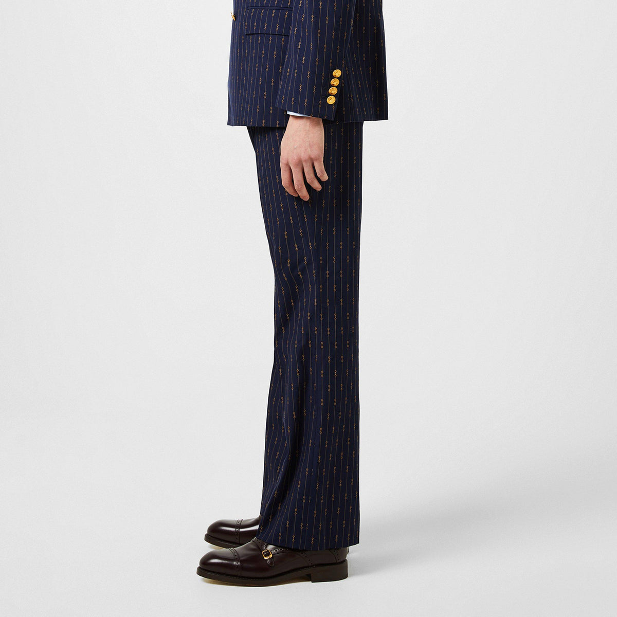 Horsebit-Print Trousers