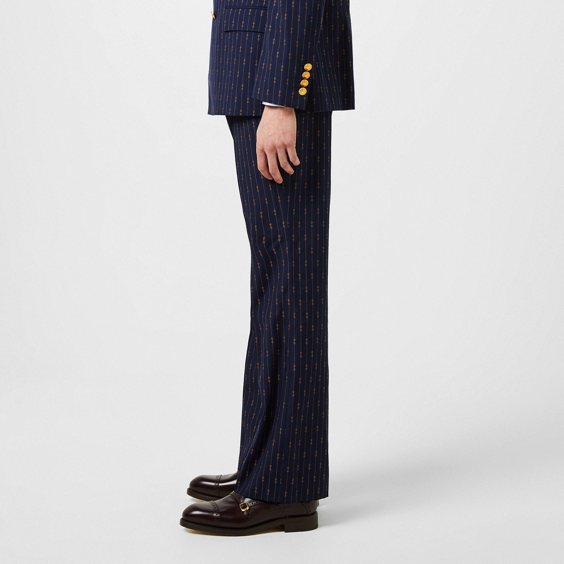 Horsebit-Print Trousers