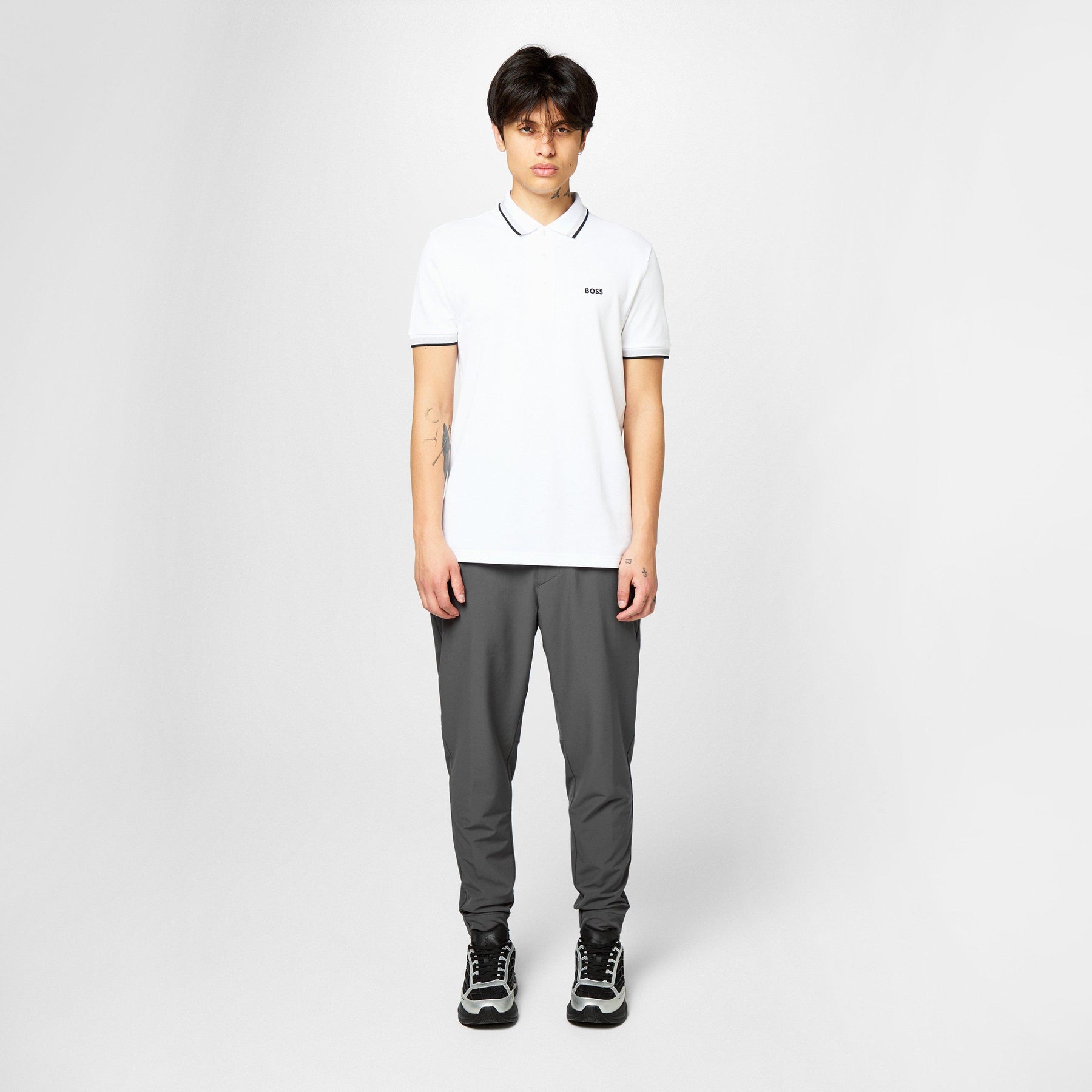 Mens Slim-fit Flex Trousers