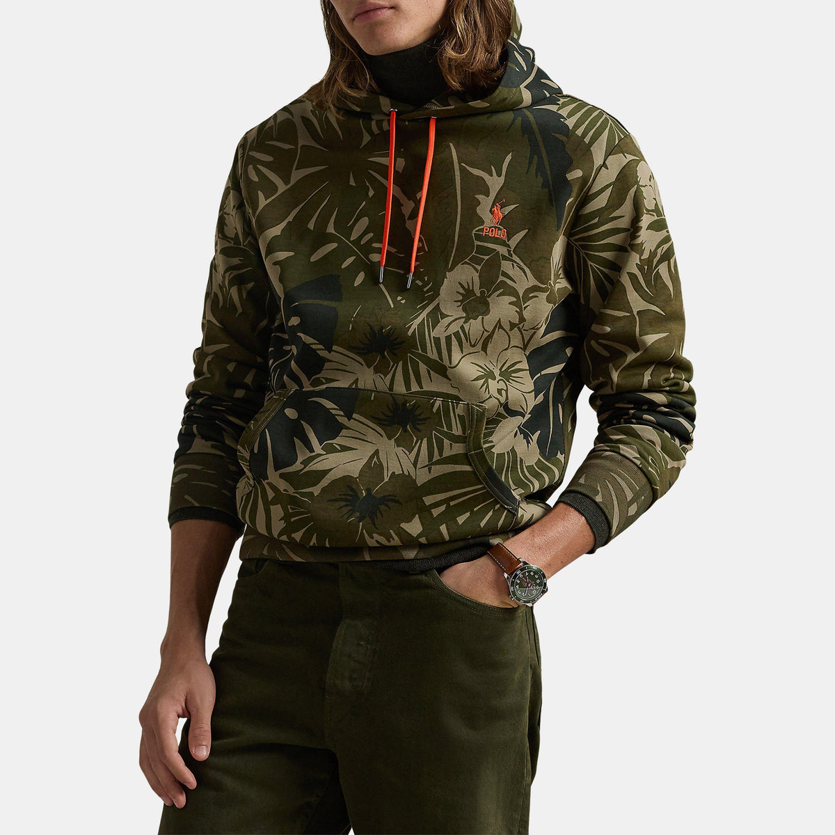 Palm-Camo Double Knit Hoodie