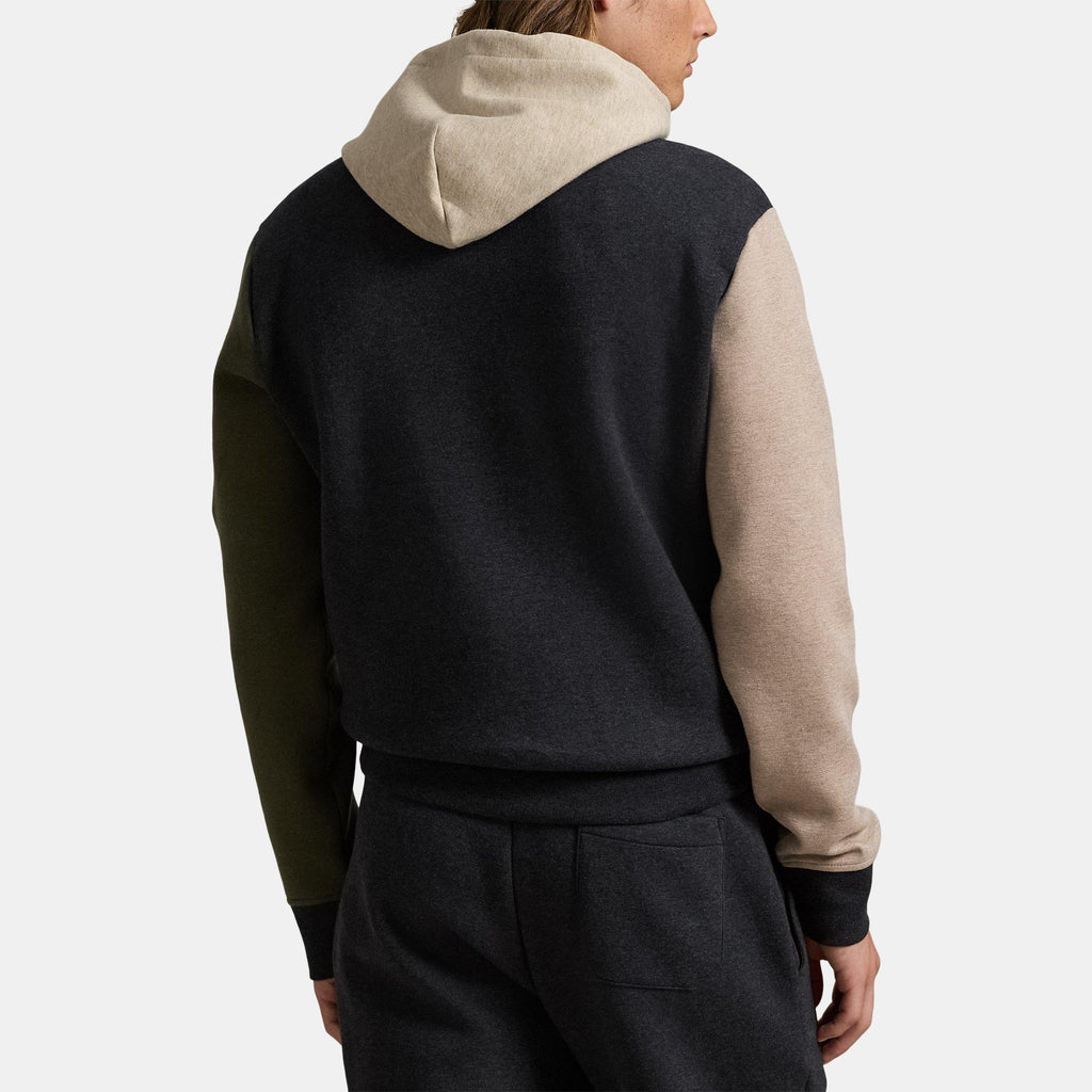 Colourblock Double Knit Hoodie