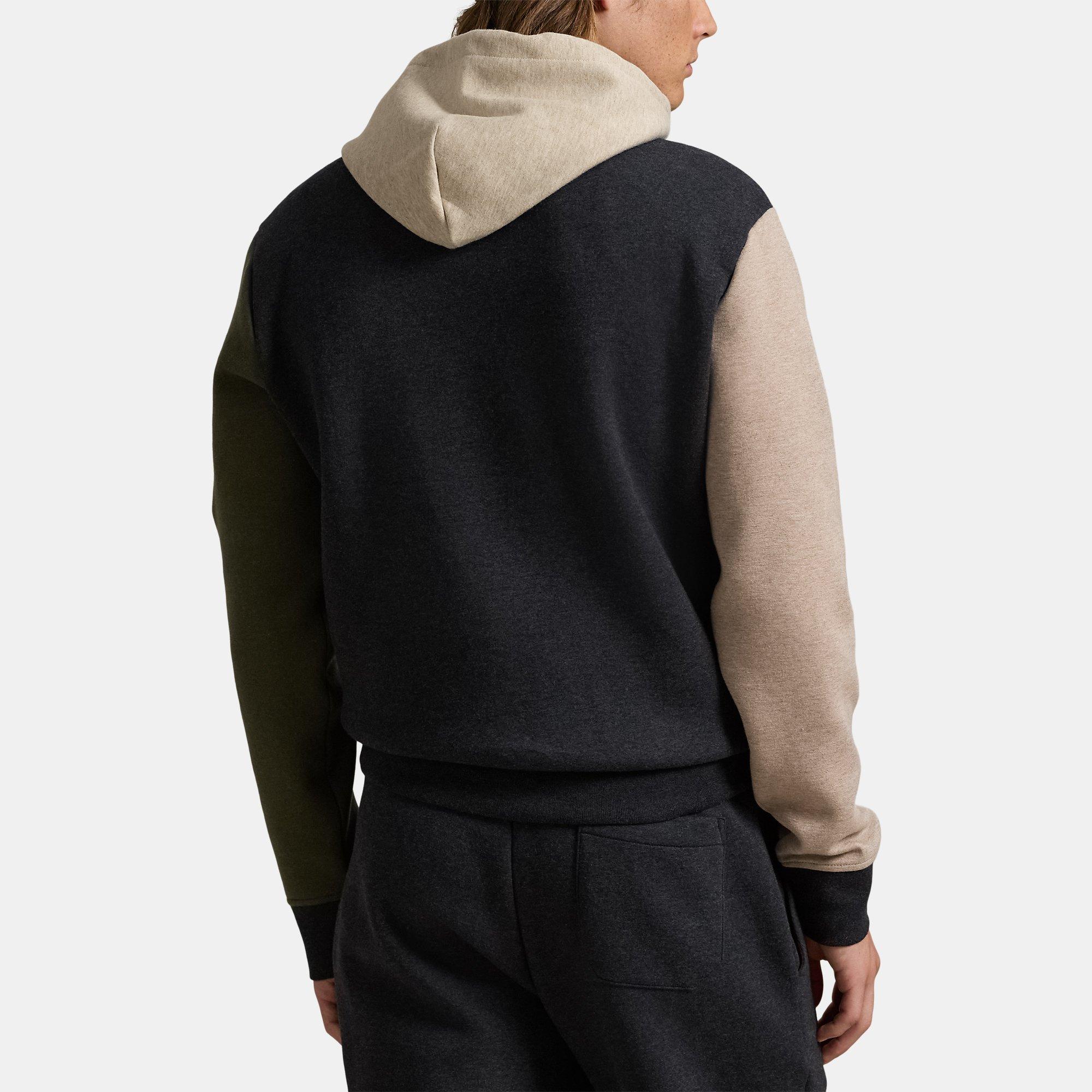 Colourblock Double Knit Hoodie