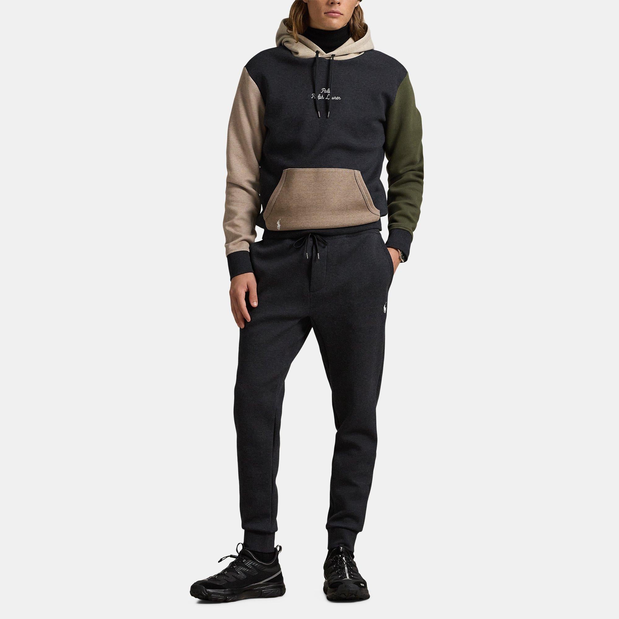 Colourblock Double Knit Hoodie