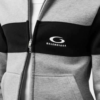 Contrast Band Hoodie