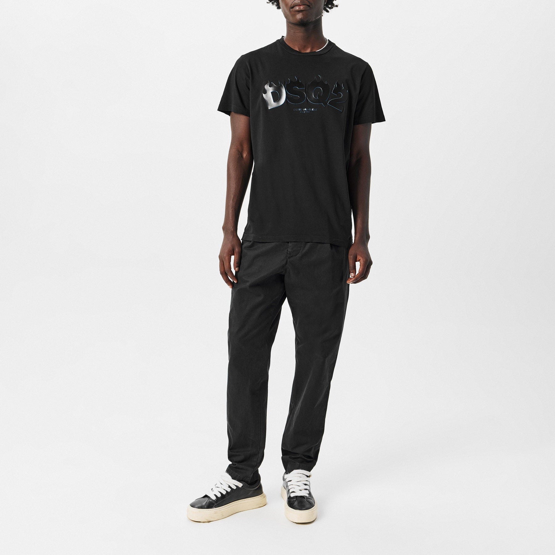 Dsquared2 One Pleat Cotton Pant