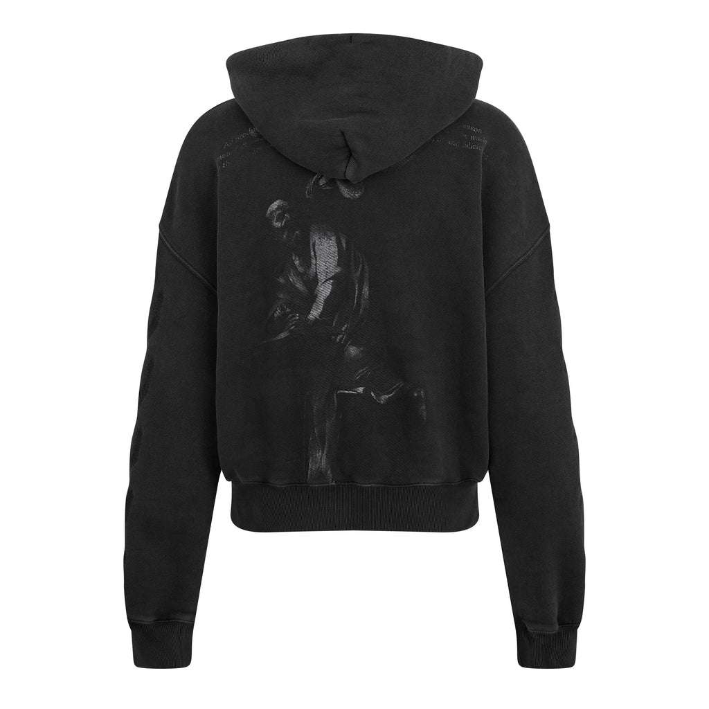 Men's Saint Matthew Distressed Graphic Print Hoodie