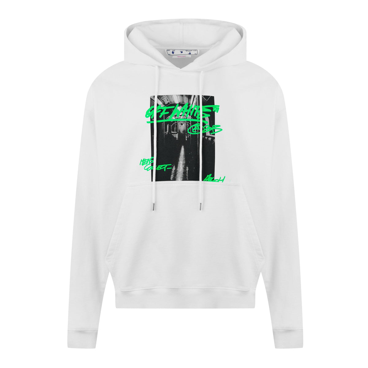 Men's  Metro Type Hoodie, Graphic Print with Branding