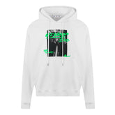 Men's  Metro Type Hoodie, Graphic Print with Branding