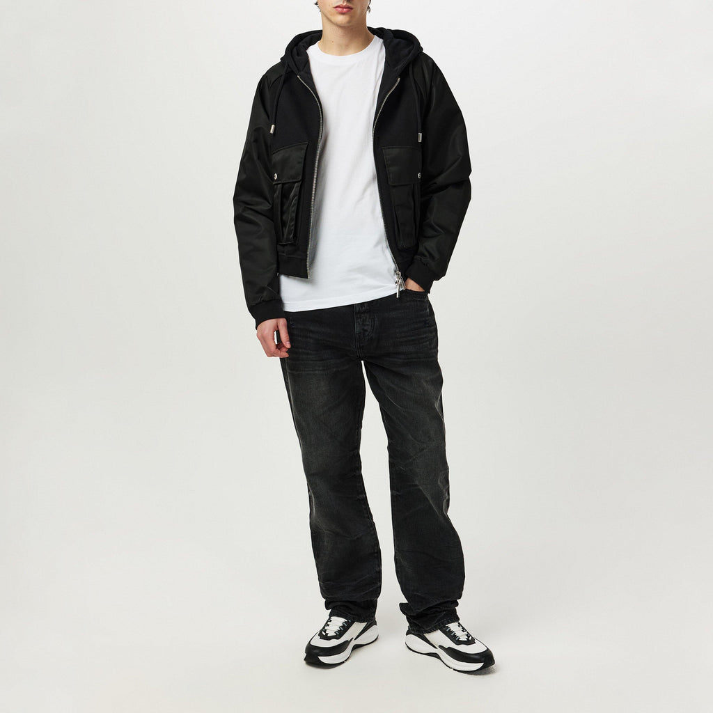 Squared2 Cropped Relax Fit Utility Hoodie