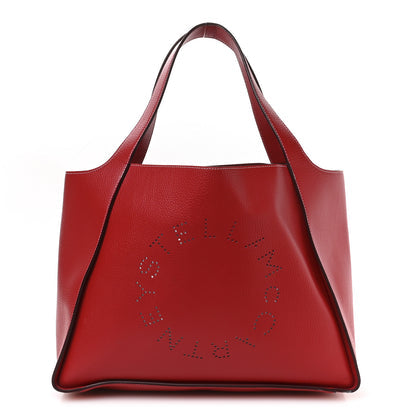 Grainy Alter Mat Perforated Tote Red