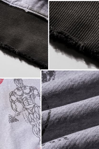 5168 - Gold's Iron Legacy Distress Hoodies