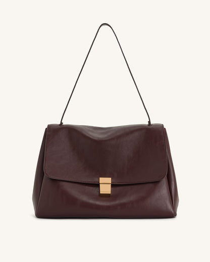 Hilary Shoulder Bag - Deep Burgundy
