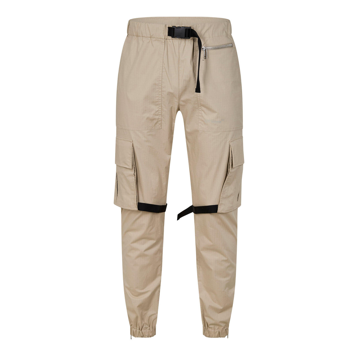 Diagonal Stripes Cargo Trousers