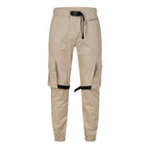 Diagonal Stripes Cargo Trousers