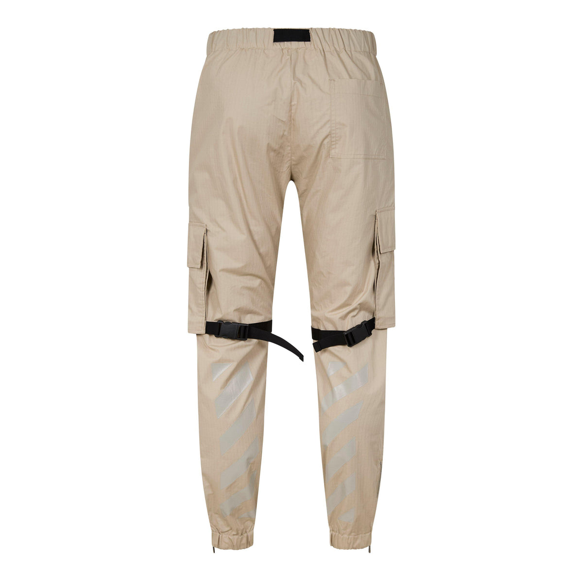 Diagonal Stripes Cargo Trousers