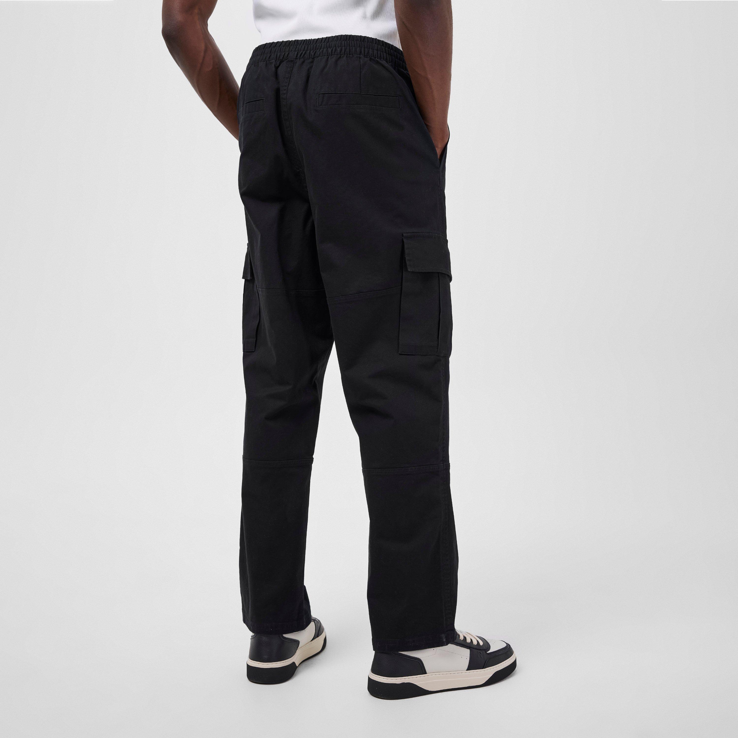 Standard Cotton Mid Rise Cargo Trousers