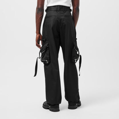 Regular Fit Drawstring Cargo Trousers