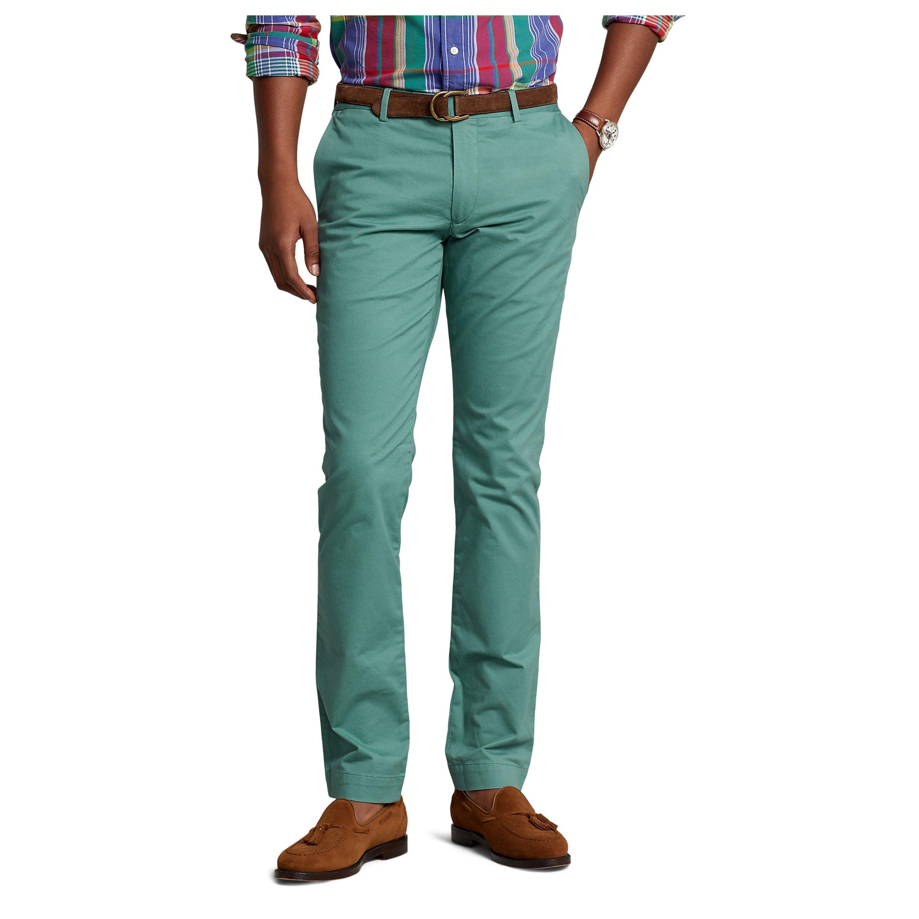 Flat Chino Trousers