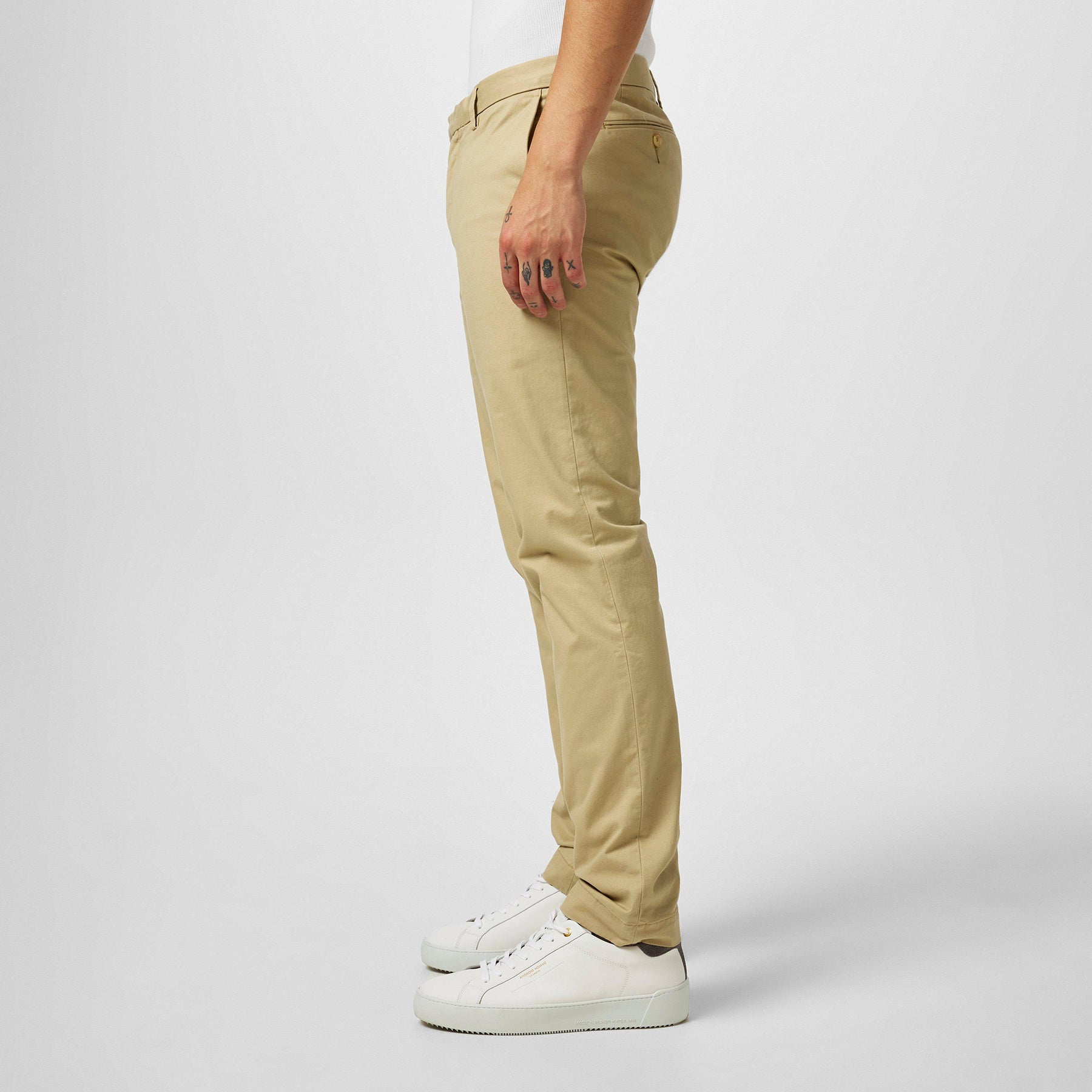 Flat Chino Trousers