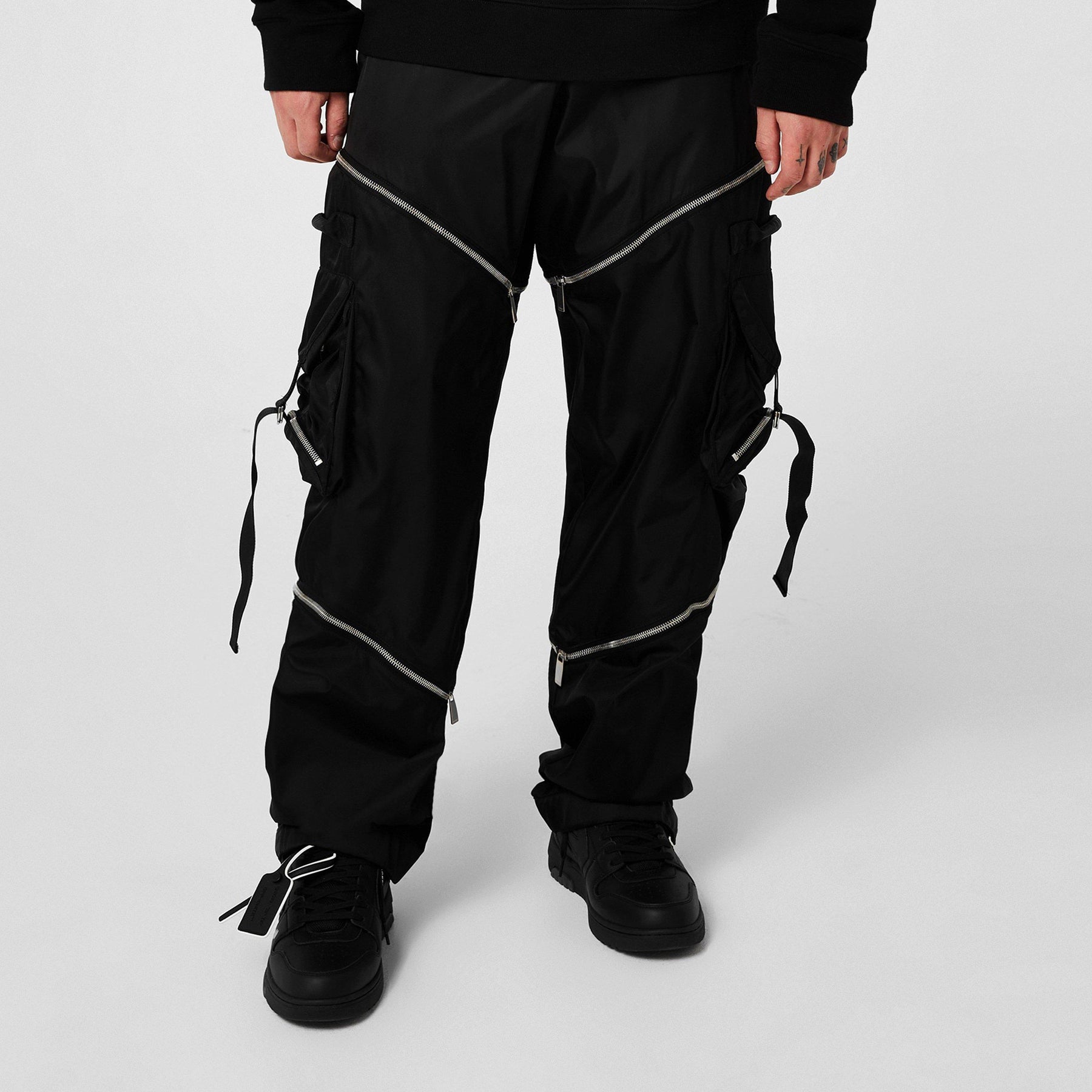 Zipped Cargo Trousers