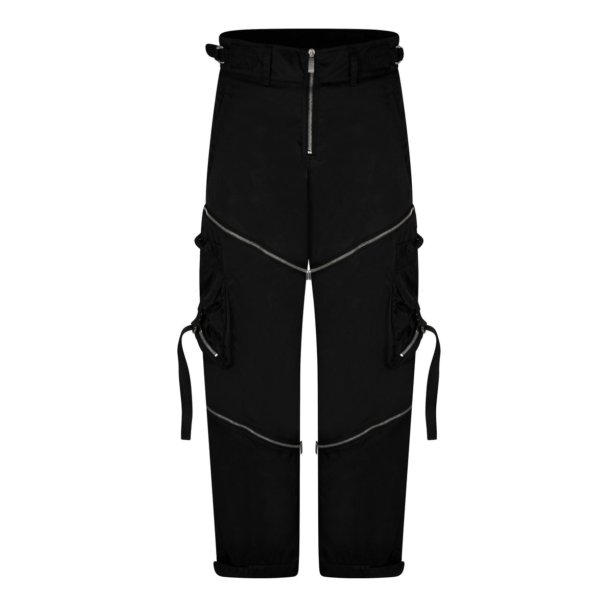 Zipped Cargo Trousers