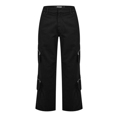 Le Marrone Zipped Cargo Trousers