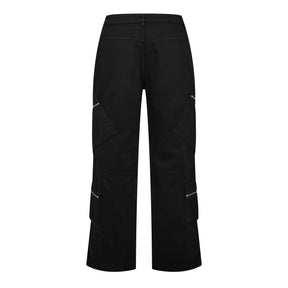 Le Marrone Zipped Cargo Trousers