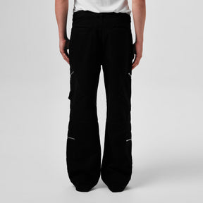 Le Marrone Zipped Cargo Trousers