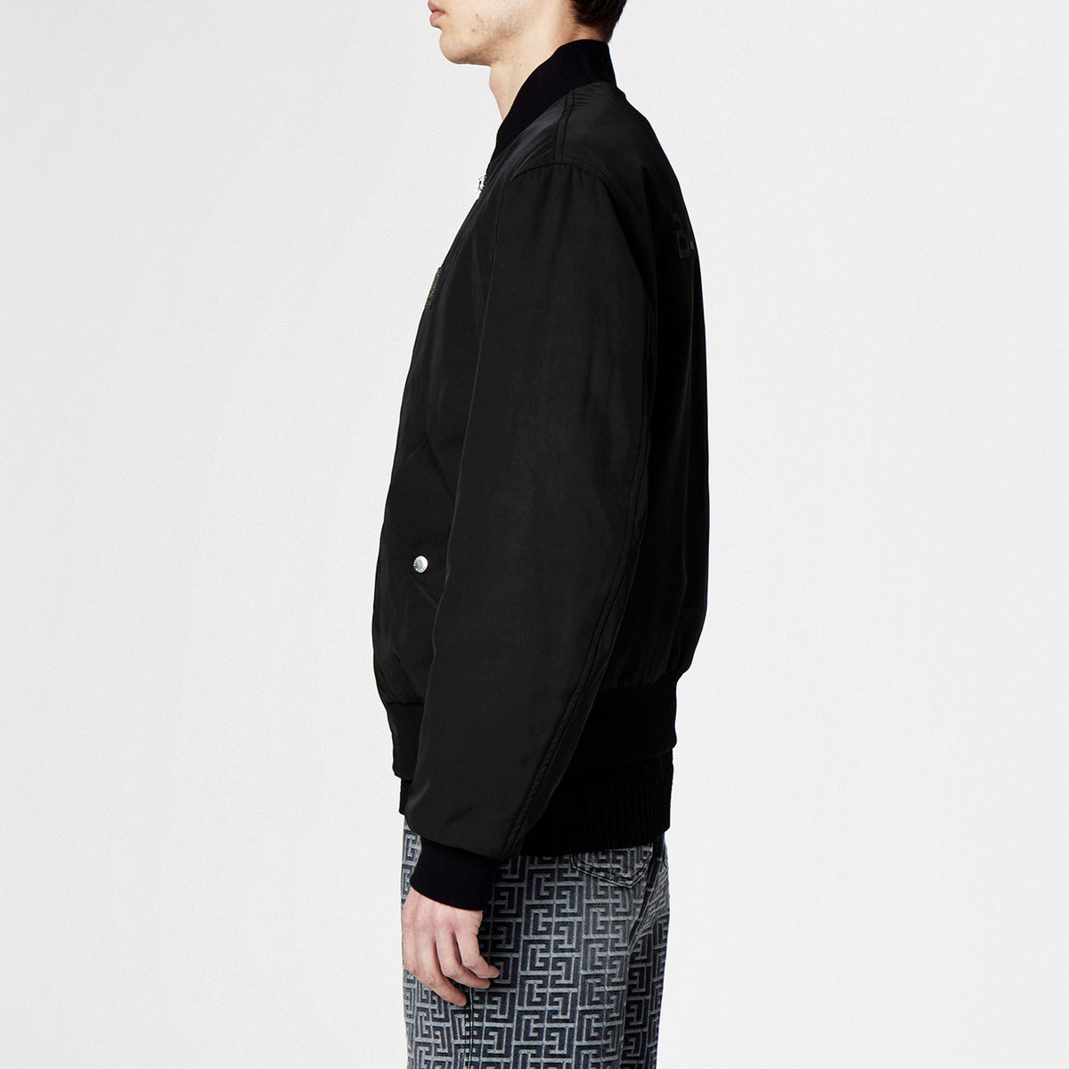 Logo Nylon Bomber Jacket