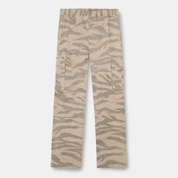 Camo Cotton Cargo Trousers