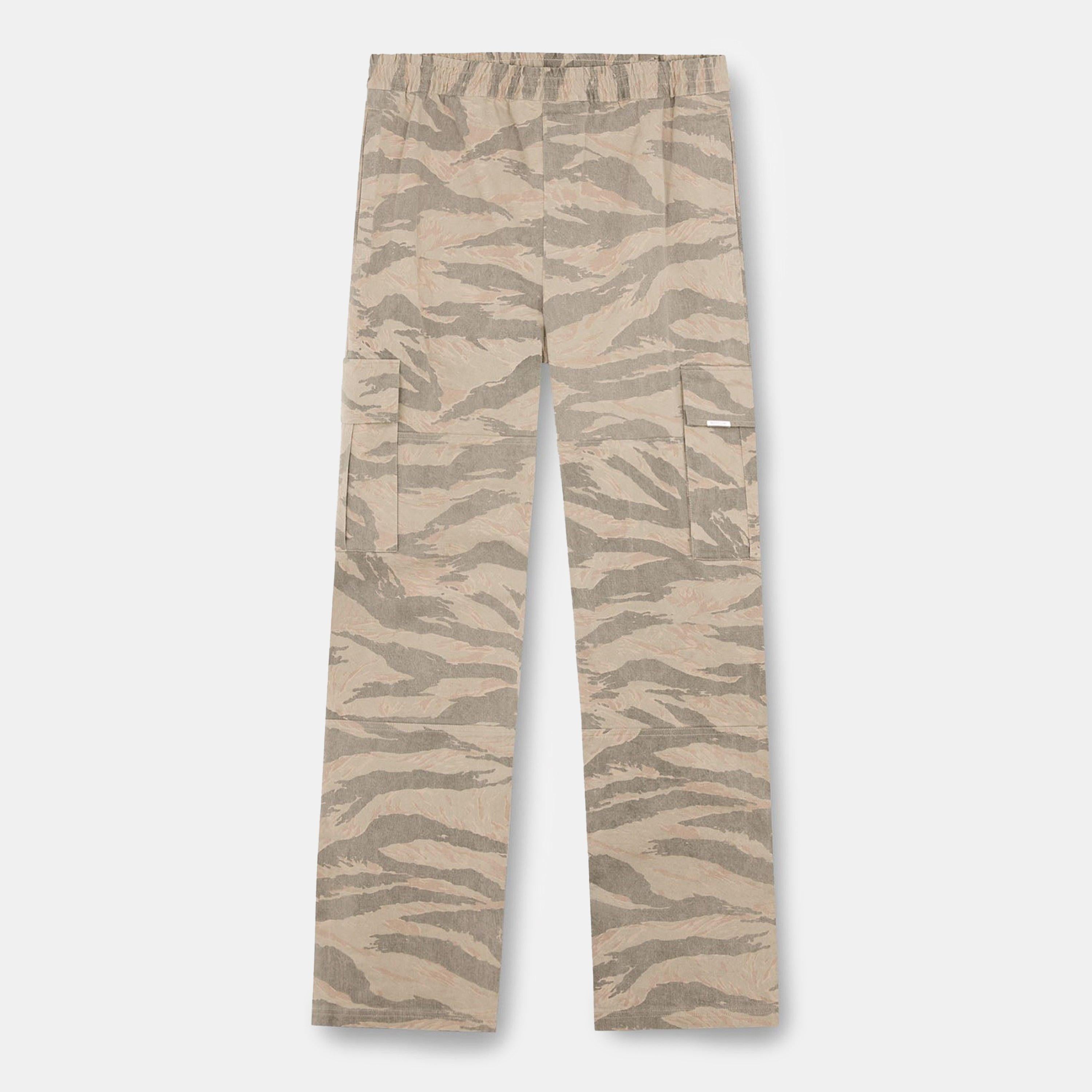 Camo Cotton Cargo Trousers