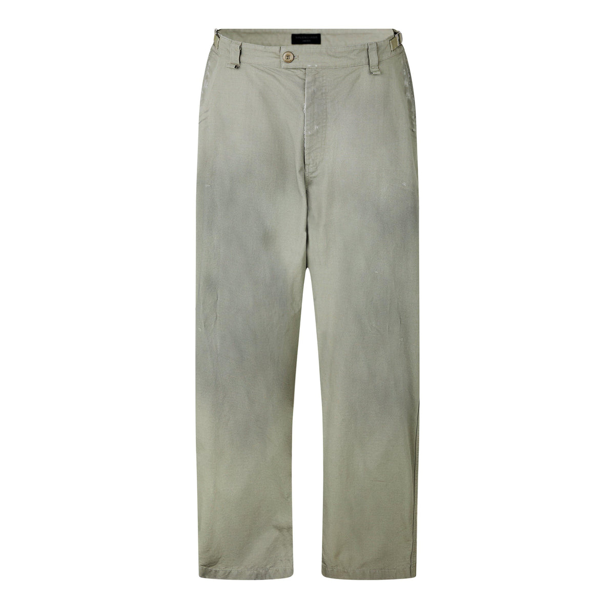 Washed Wide Leg Utility Jeans