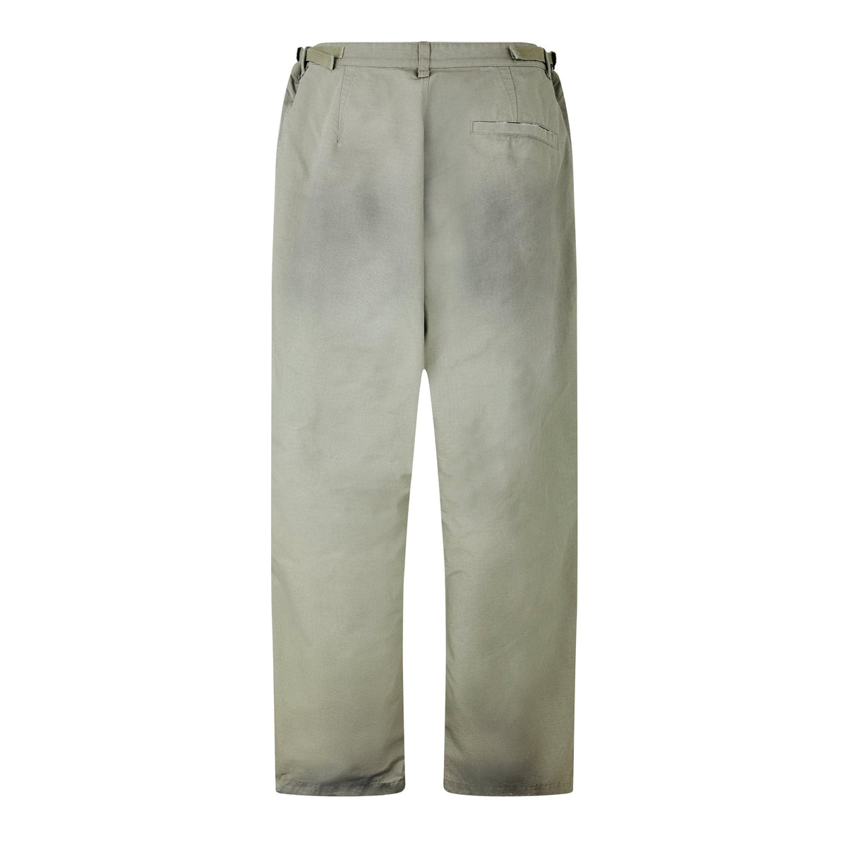 Washed Wide Leg Utility Jeans