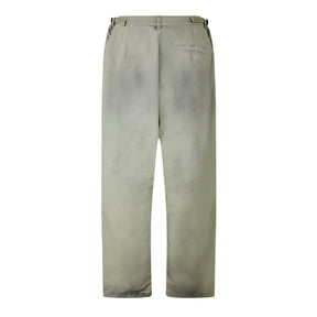 Washed Wide Leg Utility Jeans