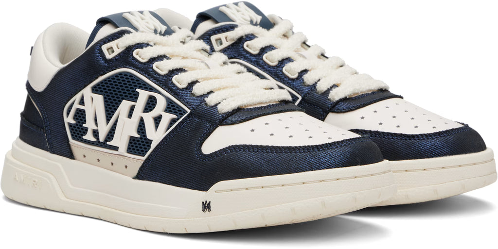 Navy & White Classic Low Sneakers