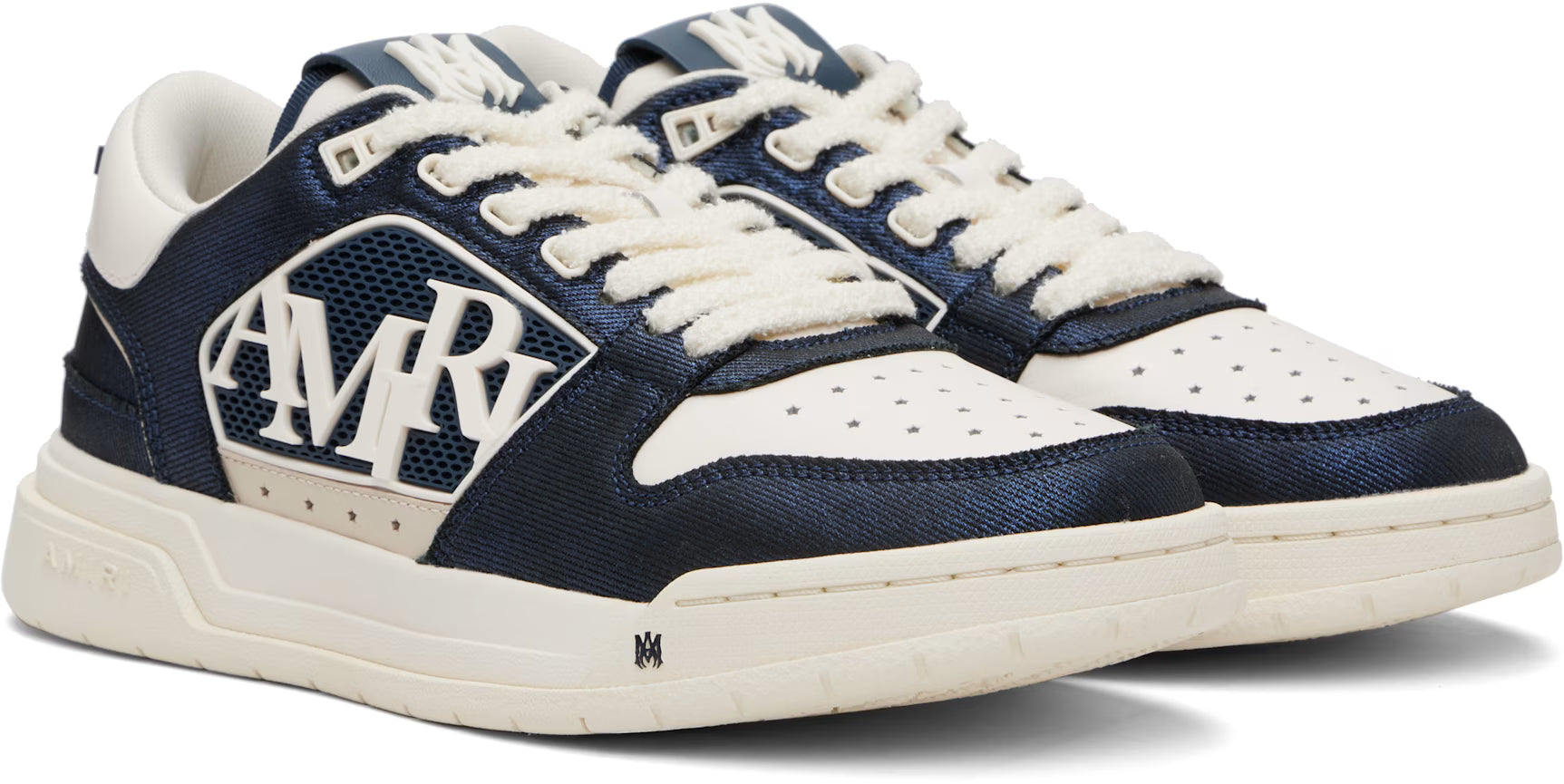 Navy & White Classic Low Sneakers