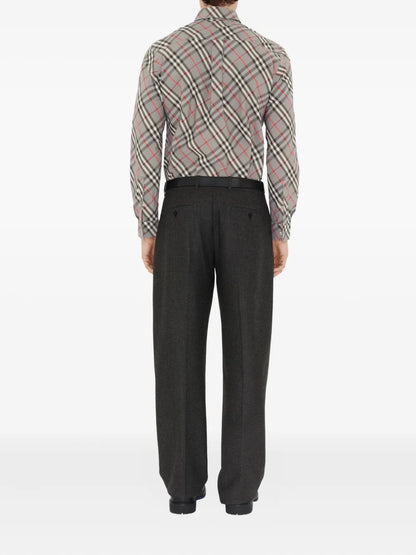 Burberry checked cotton shirt