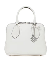 White Mini Pebbled Swing Bag