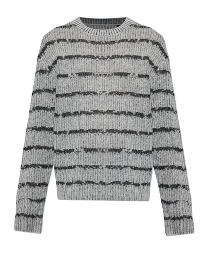 AllSaints Dissolved Crew Neck Sweater