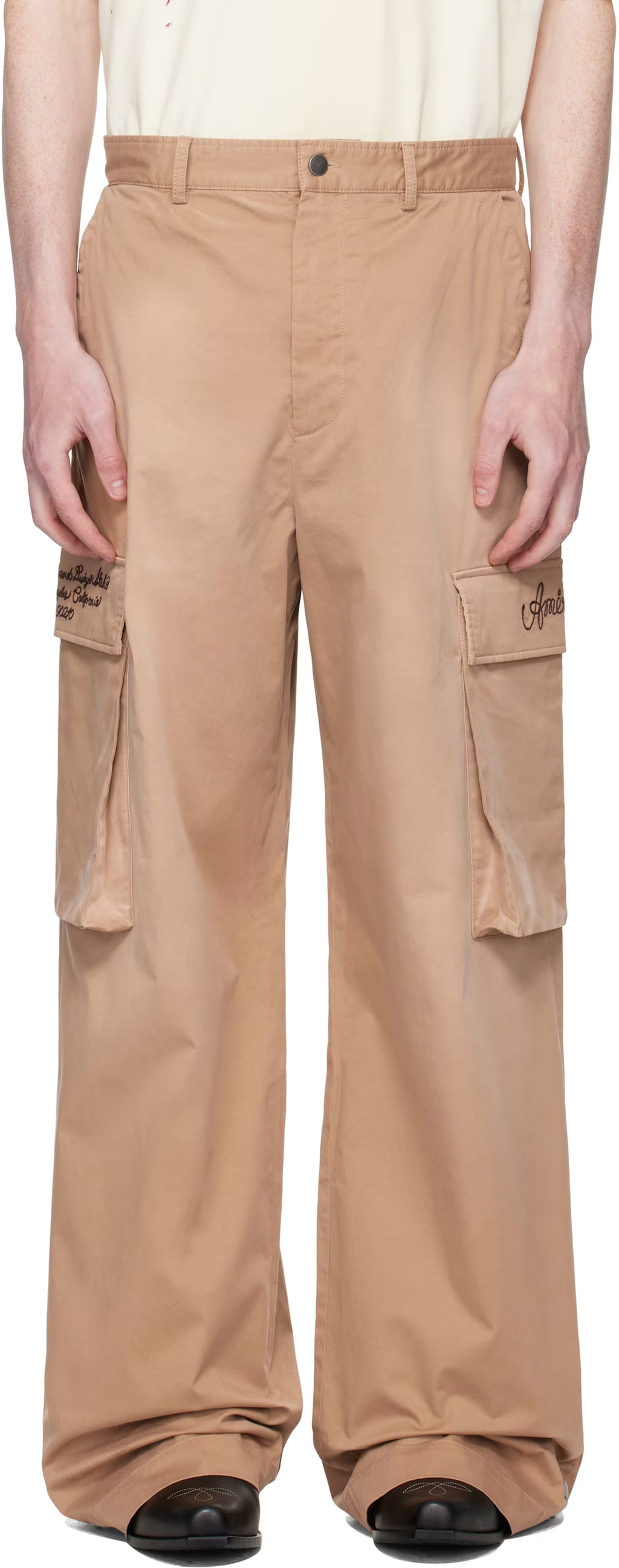 Tan 'AMIRI' Cargo Pants