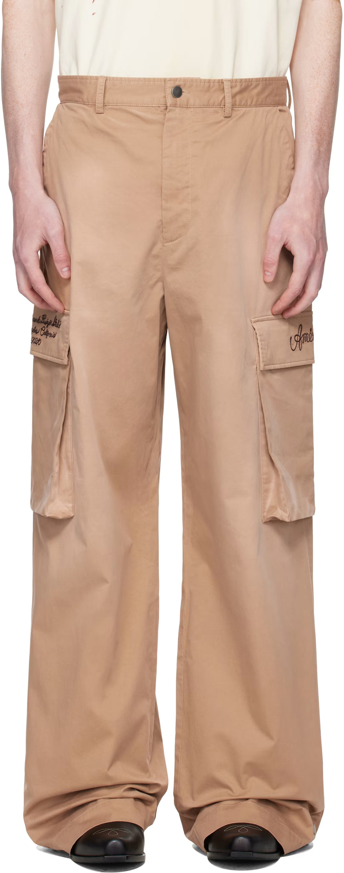 Tan 'AMIRI' Cargo Pants