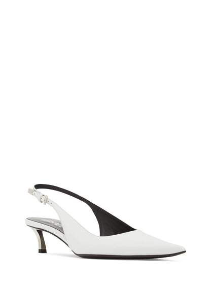 Versace Versace 40mm Leather slingback pumps - Size: UK 3 Heels | Shop From The Mirage