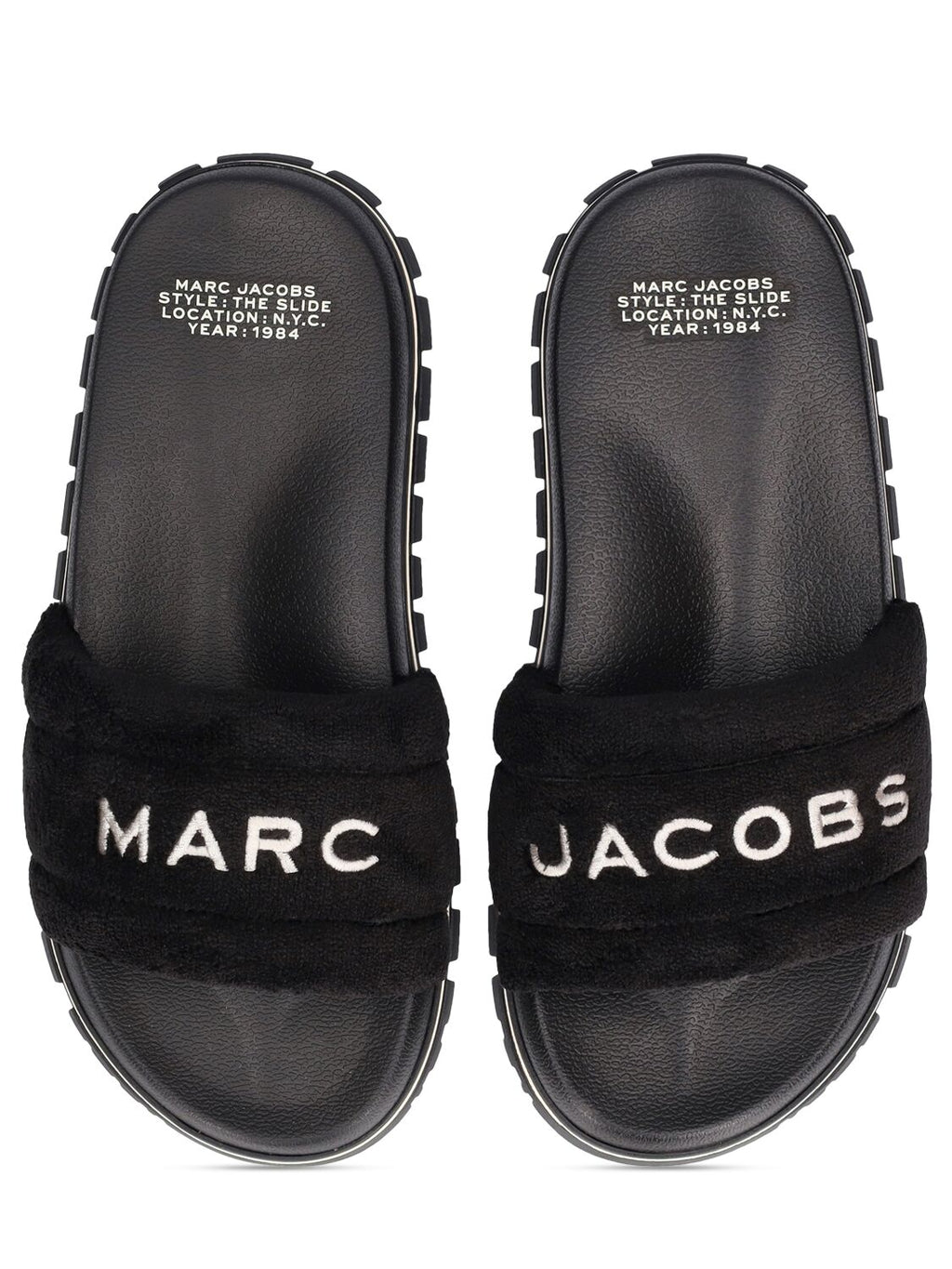 Marc Jacobs Marc Jacobs Terry faux shearling sandals - Size: UK 2 Sandals | Shop From The Mirage