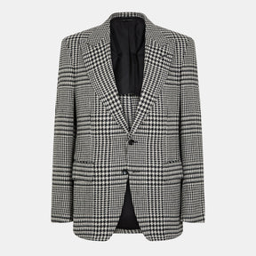 Dyllan Prince Of Wales Checked Stretch Blazer