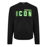 Icon Print Cotton Sweatshirt